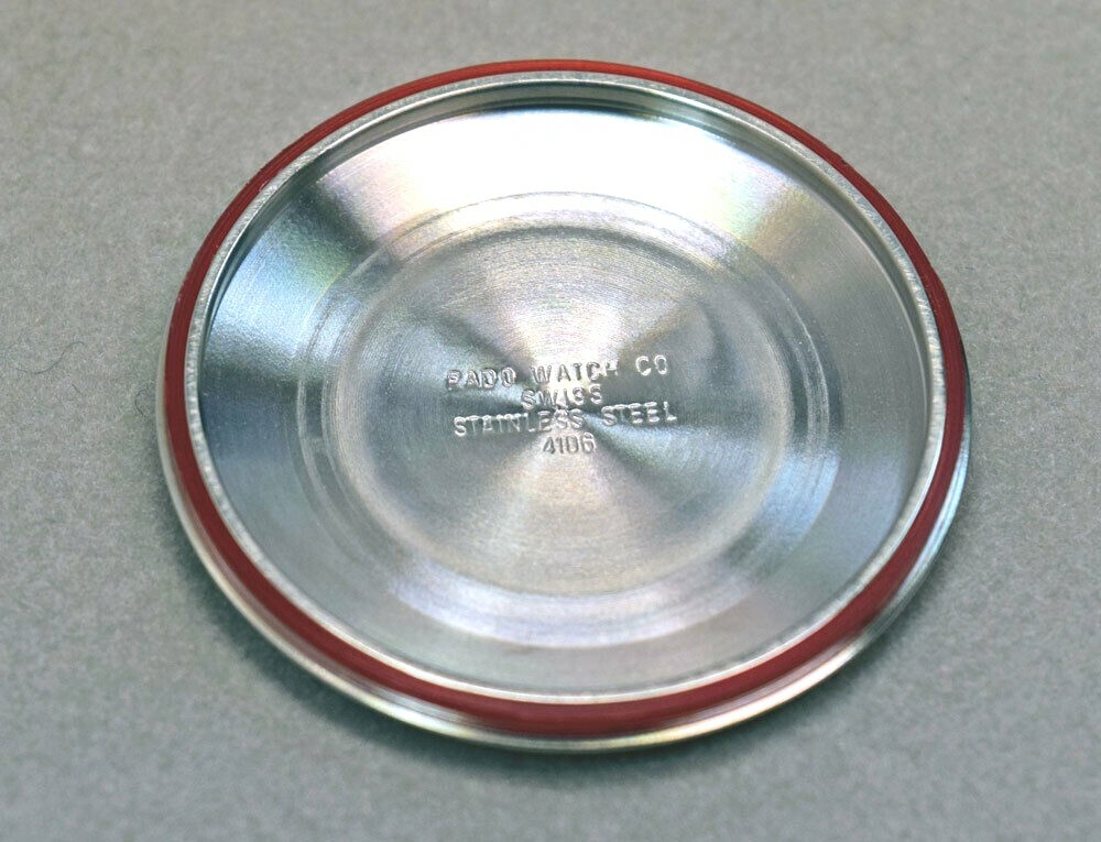 専用RADO メンズ黒革新古品　シリアルナンバー有りメンテナンス要　取引き中 RADO Original 29.5 mm Men's Case Back Cover Cap Plate