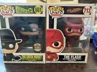2 Funko Pops Television DC The Flash #713 and the green hornet#661 Bobble Heads