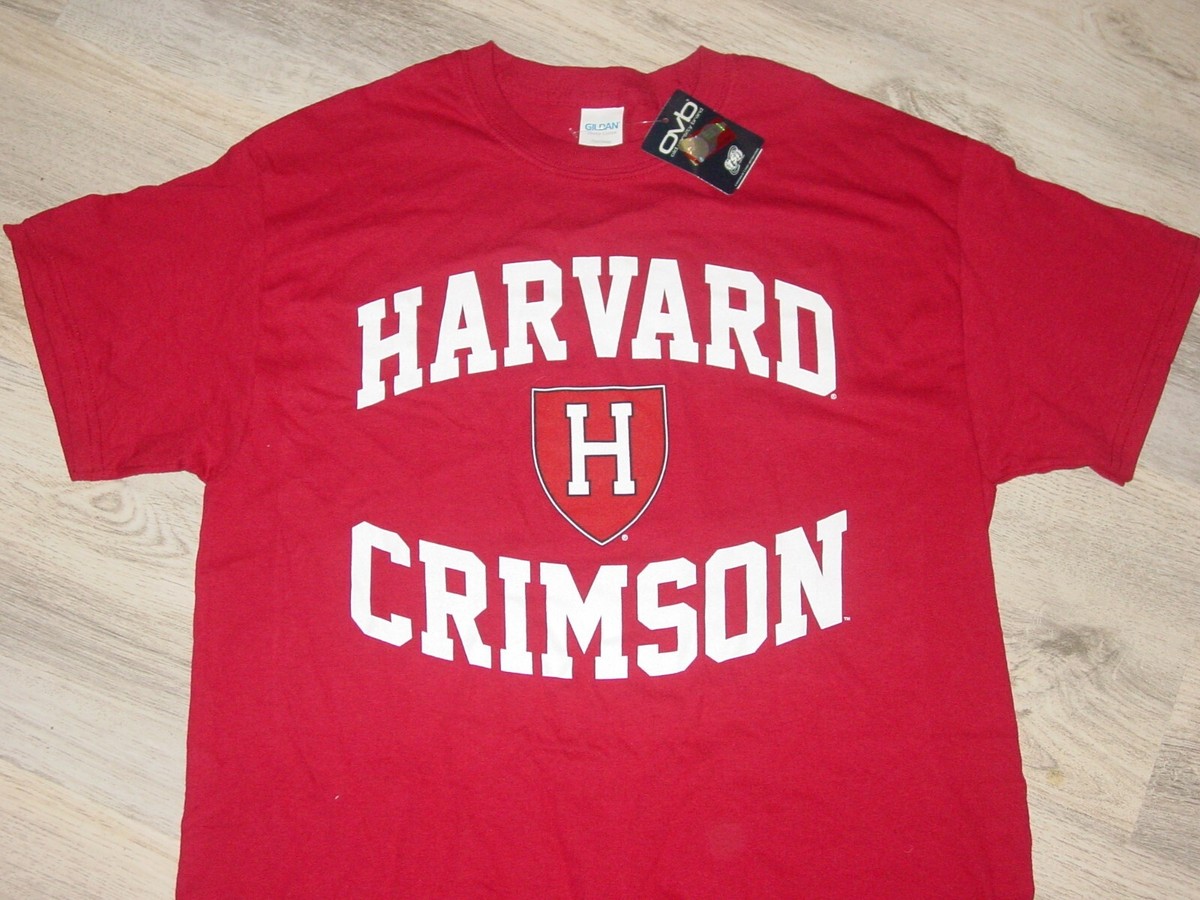 【COLOR iN ID】harvard printing t-shirt mens comfortwash-red-harvard-