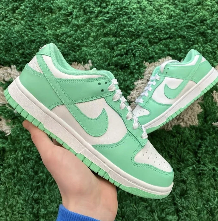 Nike Dunk Low Retro Green Glow White (W) DD1503-105 Women's Size 100% Athletic