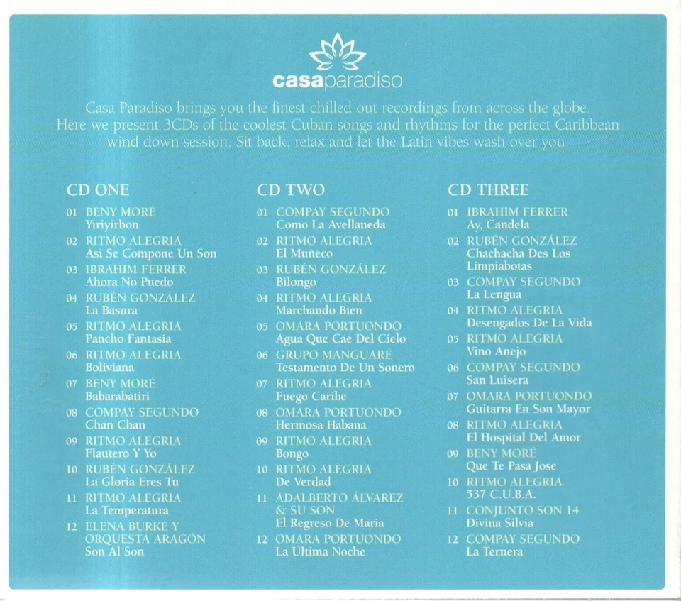 3 CD-Set CUBAN CAFE Smooth Cuban Classics | neuwertig (CR5926) - Bild 3 von 4