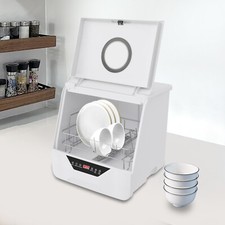 Electric Dishwasher Mini Countertop Dish Wash...