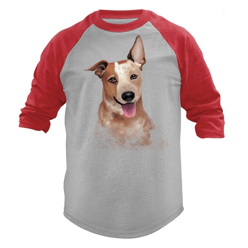 Animali Domestici Amante dei Cani Divertente Scherzo Umoristico Manica 3/4 Raglan - Foto 5 di 10
