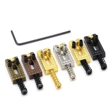 6/7/8 Strins Electric Guitar Bridge Roller Saddles for Fixed or Tremolo Guitar