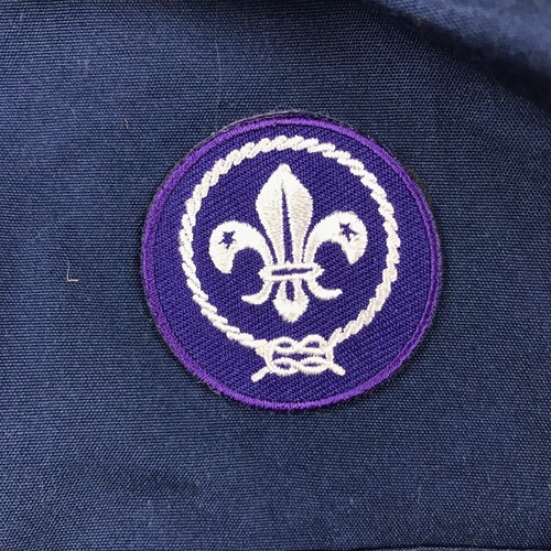 Boy Scouts Of America Shirt Boys Small Blue Centennial Uniform Button Up Patch * - Picture 4 of 15