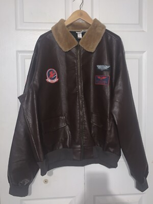 Top Gun Maverick Adult Standard Costume Cosplay Bomber Jacket 2XL NWOT