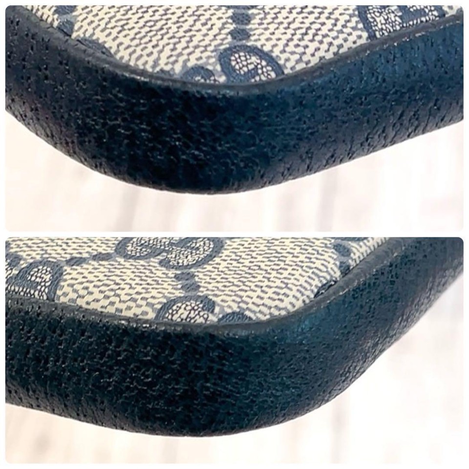 Gucci Supreme Pouch Clutch Interlocking Navy eBay