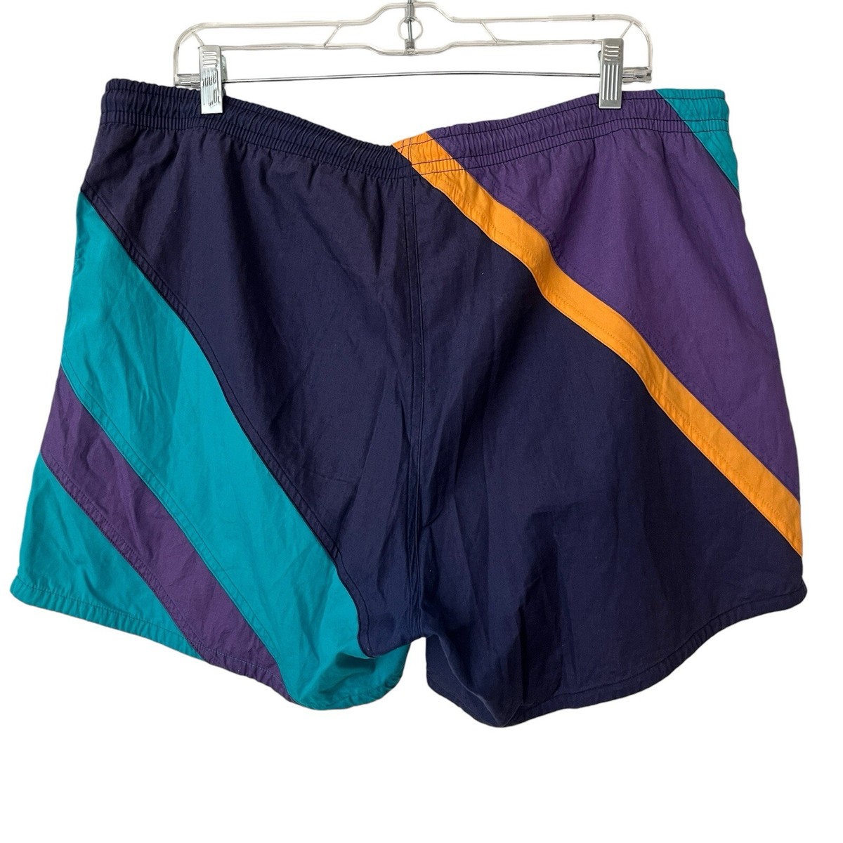 Pierre Cardin Vintage 80's 90's block multicolor swim shorts, mesh
