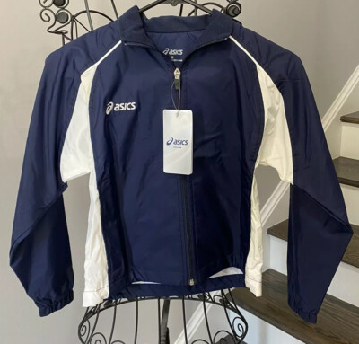 blue and white jordan jacket