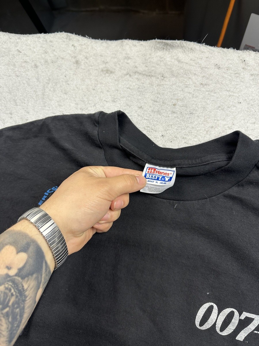 Vintage Men's James Bond 007 Tomorrow Never Dies Movie Promo Shirt