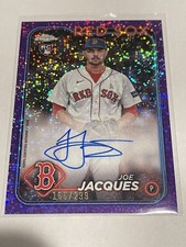 2024 Topps Chrome Joe Jacques RC Purple Speckle Auto 165/299 Boston Red Sox