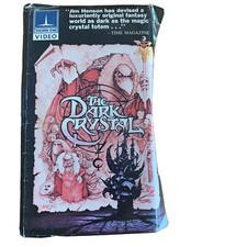 The Dark Crystal Betamax, 1980s NOT VHS Beta Cult 1982 Jim Henson Frank Oz 