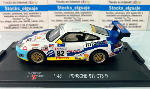 HIGH SPEED 1/43 DIECAST PORSCHE 911 GT3 R COCHE OK URNA ROTA STOCKS EL GUAJE - Imagen 2 de 9