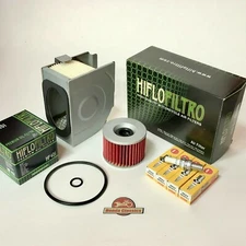 Honda CB400F Four 400/4 Engine Service Kit, Oil Air Filter Plugs. KIT112
