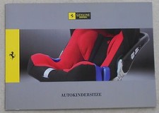 Ferrari Autokindersitze Genuine Brochure 70002415 Prospekt Depliant no book 