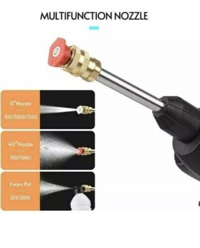 Idropulitrice a doppia batteria 68Vf alta pressione portatile lavaggio auto - Foto 5 di 8