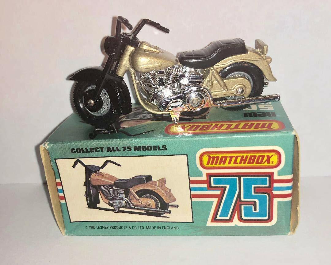 1980 MATCHBOX NO.50 HARLEY DAVIDSON MOTORCYCLE. THIS