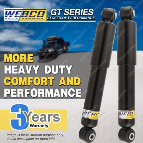 2 Rear HD Webco Pro Shock Absorbers for Nissan Pathfinder R50 V6 RX ST TI Wagon - Picture 1 of 3