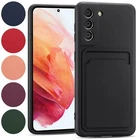 Case For Samsung Galaxy S21 Plus Camera Protection Card Slot Phone Protector TPU
