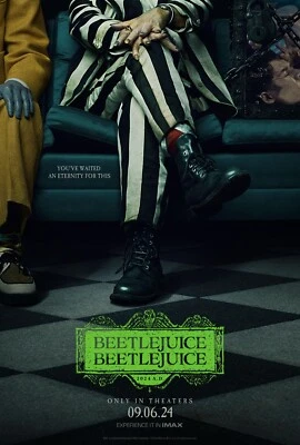 Beetlejuice Beetlejuice Movie Ultra Glossy Cinema Film Poster 2024 A5 A4 A3