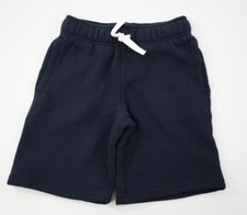 Hanna Andersson Boys Black Solid Shorts 140 10 Short NWT