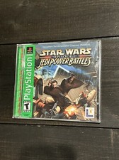 Star Wars Episode I Jedi Power Battles + Reg Card PS1 PlayStation 1 CIB
