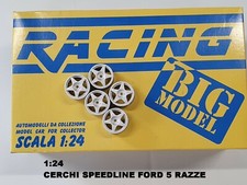 1/24 Set cerchi Rim set Wheel Speedline Ford 5 razze