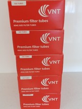 VNT tubes virginia 5 packs of 100  good value suit powermatic