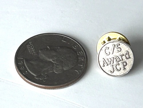 Vintage C/S Award JCP Pin Silver Tone - Picture 2 of 3