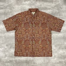 vintage TORI RICHARD cotton lawn shirt Mens XL Hawaiian floral abstract