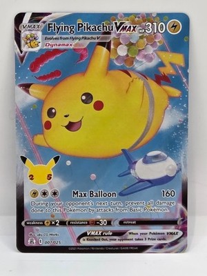 Flying Pikachu VMAX 007/025 Celebrations Holo Pack Fresh Near Mint
