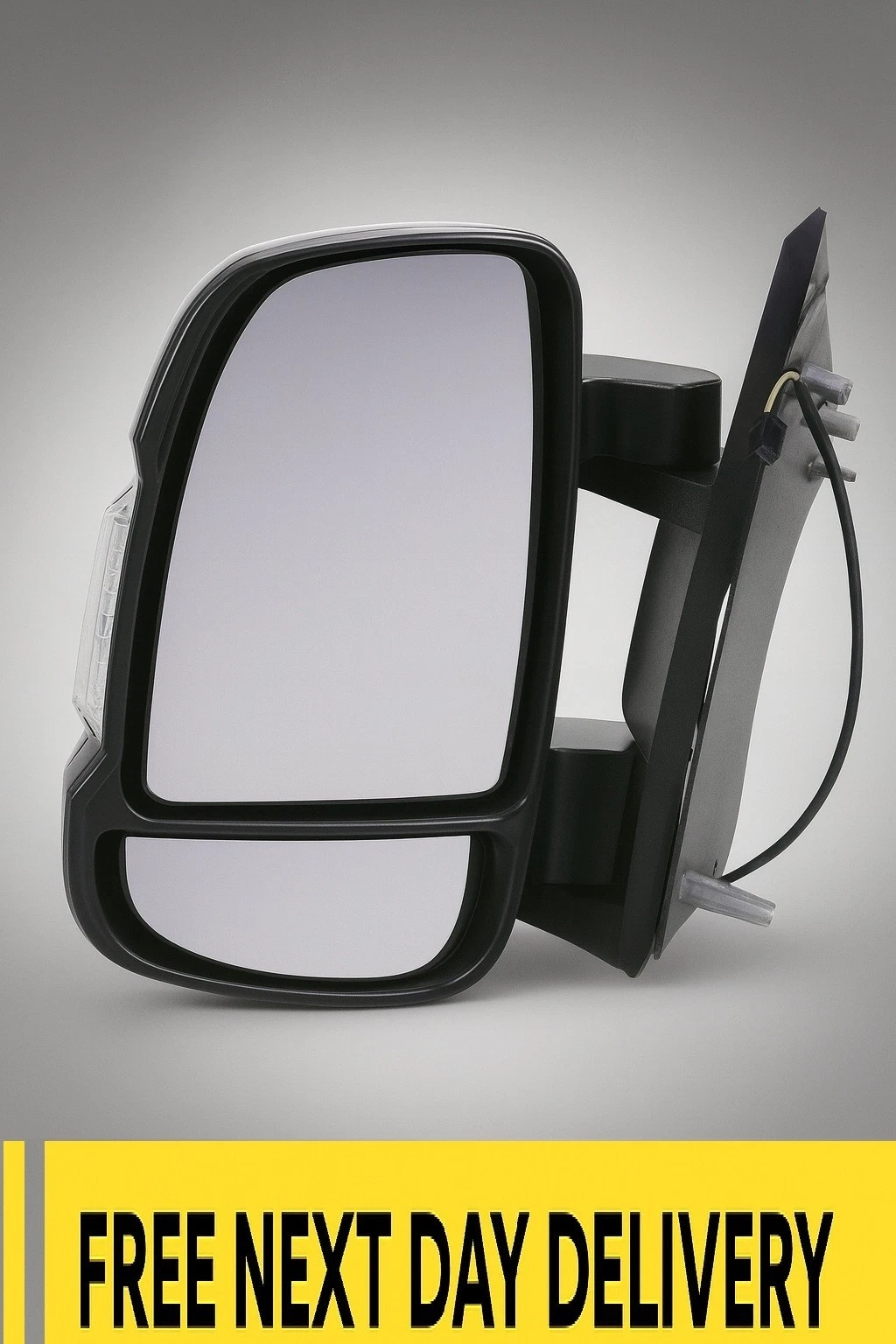PEUGEOT BOXER VAN 5/2014-2025 ELECTRIC SHORT ARM WING DOOR MIRROR PASSENGER SIDE