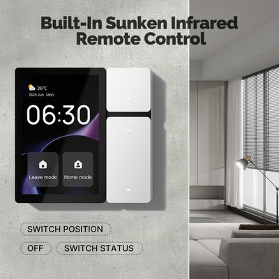 Elegantes Design f??r MOES WiFi Zentrales Bedienfeld mit Touch Funktionen