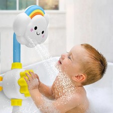 Bath Toys, Baby Water Game Clouds Model Faucet Shower Water Spray Toys Kids Gift
