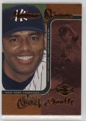2006 Co-Signers Changing Faces Red /150 Mickey Mantle Mariano Rivera #42 HOF 3kd