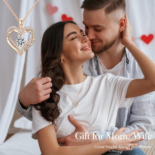 18K Rose Gold Necklaces for Women Birthday Gifts Jewelry Women... - Picture 2 of 6