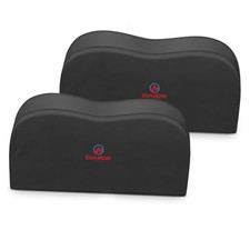 Comnova RV Tire Covers 2 Pack - 600D Dual Axle Tire 33"-35" Black - 2 Pack