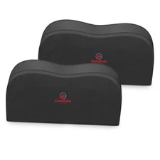 Comnova RV Tire Covers 2 Pack - 600D Dual Axle Tire 33"-35" Black - 2 Pack