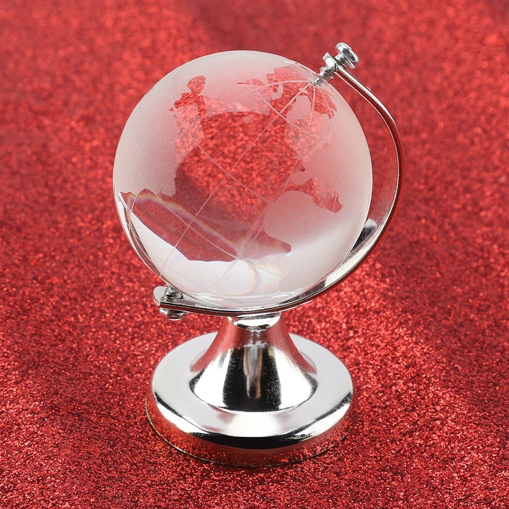 Crystal Globe Decorative Sphere Elegant Gift For Home Decor
