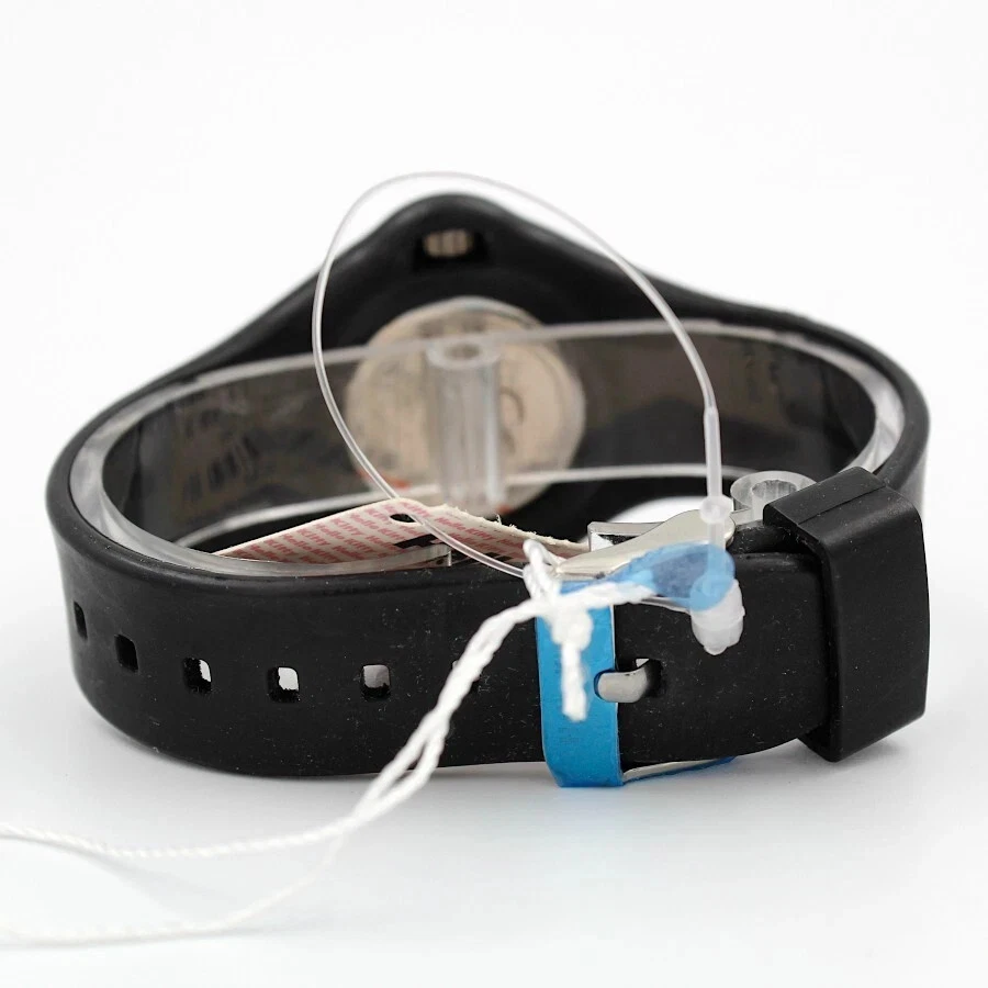 Reloj Hello Kitty Negro Virola Rosa Brillo Goma Stock Original Outlet Dama Nuevo Foto 2 de 2