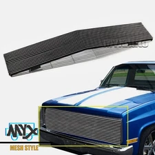 Polished Billet Grille Fits 1981-1987 Chevy GMC Pickup/Suburban/Blazer/Jimmy