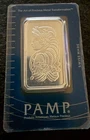 PAMP Suisse 1 oz .999 Fine Silver Troy Bar Lady Fortuna Sealed #B035947