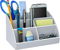 Acrimet Schreibtisch Organizer Mit 6 FäChern, BüRo Organizer Und Stiftehalter Fü