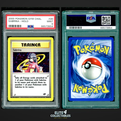 Sabrina 20/132 Holo - PSA 9 (Gym Challenge)