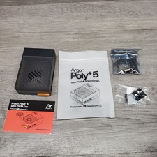 Raspberry Pi 5 POLY5 Case Argon POLY 5 Box with PWM Cooling Fan ABS NEW