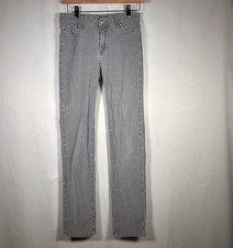 7 For All Mankind Corduroy Pants Womens 28 Gray Straight Leg Classic Low Rise