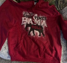 Brisco Brands Let The Good Times Roll Alabama Crimson Tide XL Hoodie