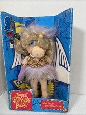 "De colección 1995 Miss Piggy como Benjamina Gunn, Toy Biz, Muppet Treasure Island 12"" peluche"