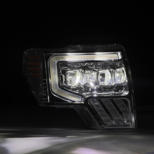 Fit 2009-2014 Ford F150 MKII LUXX-Series LED Projector Chrome Headlights - Picture 4 of 10
