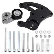 LS Swap R4 AC Compressor High Mount Bracket Kit with Belt Tensioner for Chevrole